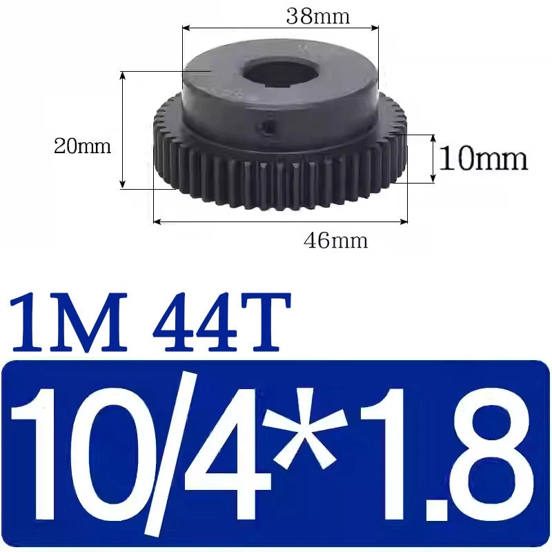 Spur Gears 1 Mod Transmission Gear With Step 45# Steel Pinion Motor Gear 30T~44T
