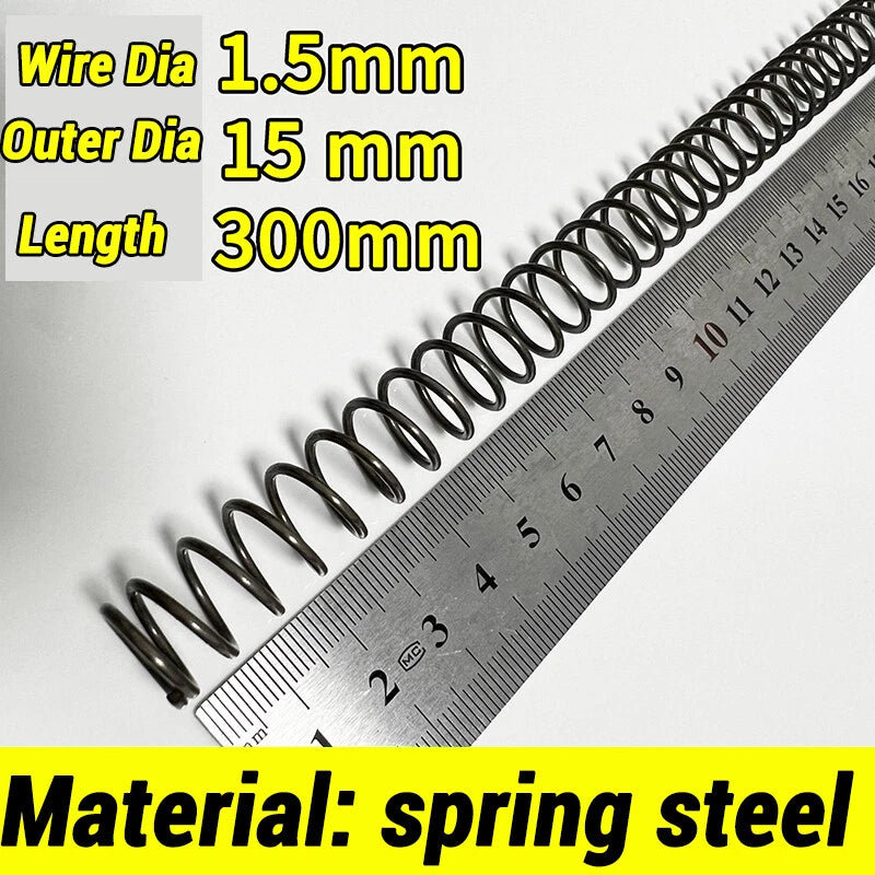 Compression Spring Various Size 2-60mm Diameter & 300mm Length Pressure Small