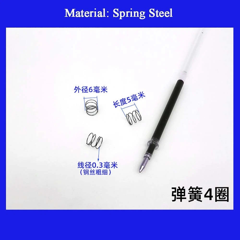 Spring Steel Small Compression Spring 0.2/0.3/0.4mm Wire Diameter 3-50mm Length