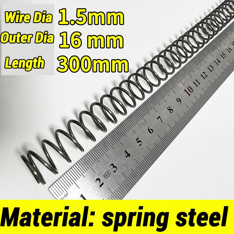 Compression Spring Various Size 2-60mm Diameter & 300mm Length Pressure Small