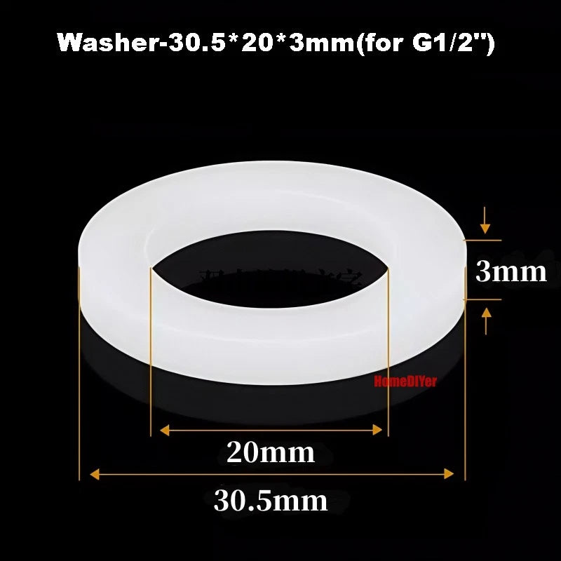 Plastic Barbed Hose Reducer Connector — Straight Thread Joiner for Air & Water Tube