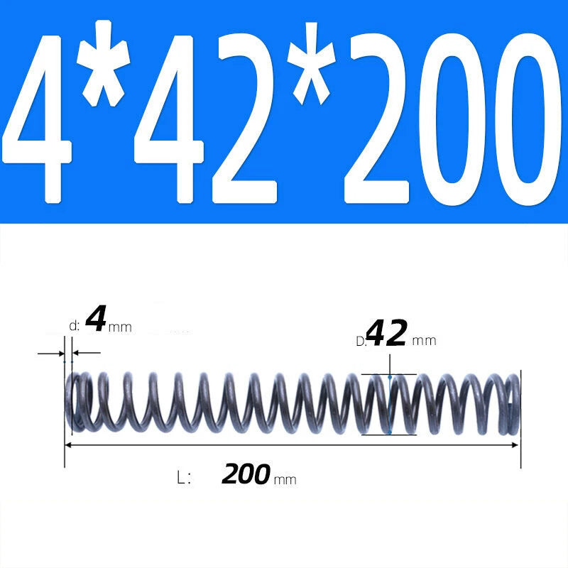 200mm Length Stainless Steel Compression Spring 2 - 4mm Pressure/ Coil Springs