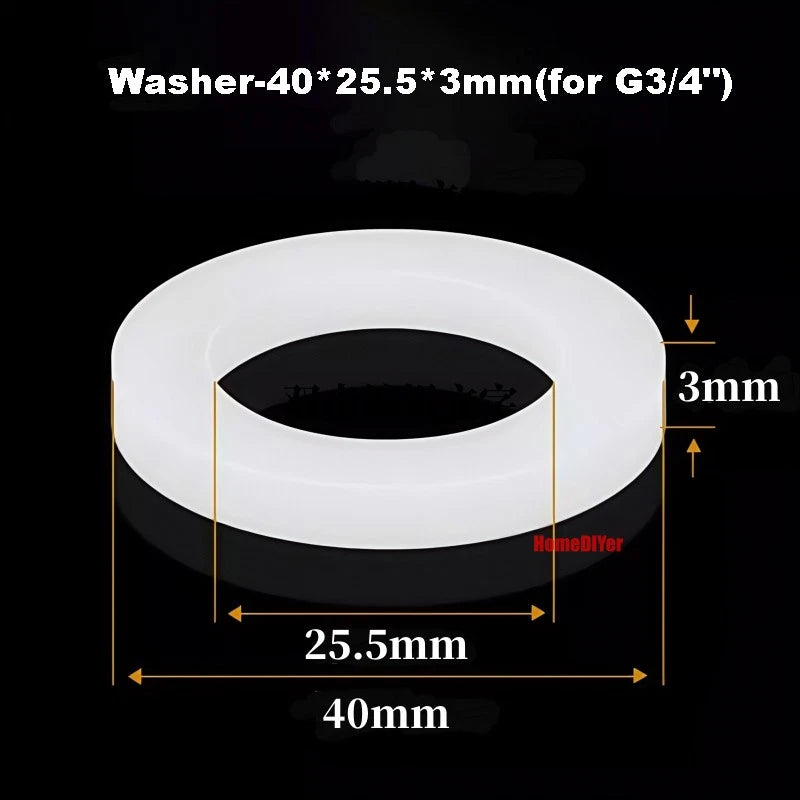 Plastic Barbed Hose Reducer Connector — Straight Thread Joiner for Air & Water Tube