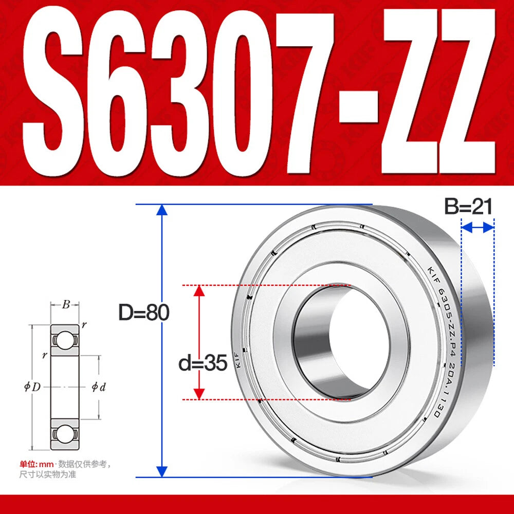 Miniature Stainless Deep Groove Ball Bearing Small Bearings Inner Dia-Ø 2mm-35mm
