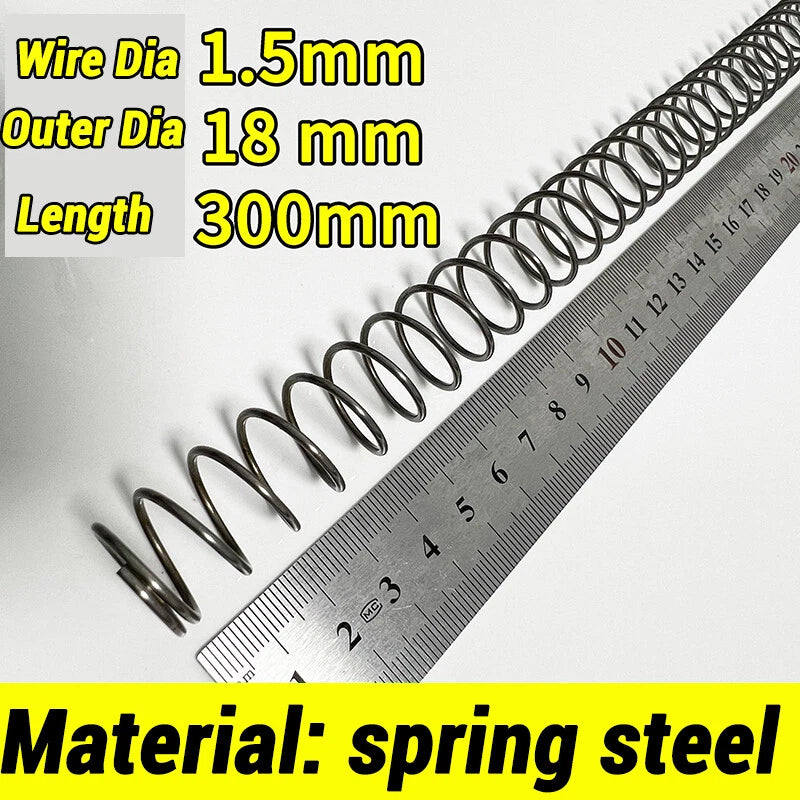 Compression Spring Various Size 2-60mm Diameter & 300mm Length Pressure Small