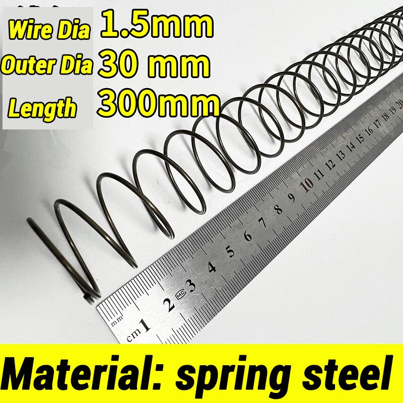 Compression Spring Various Size 2-60mm Diameter & 300mm Length Pressure Small