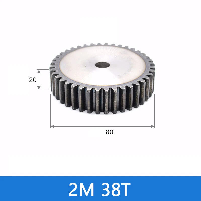 Spur Gear 45# Steel Transmission Gear 1/2 Module 12-160 Teeth Pinion Motor Gear