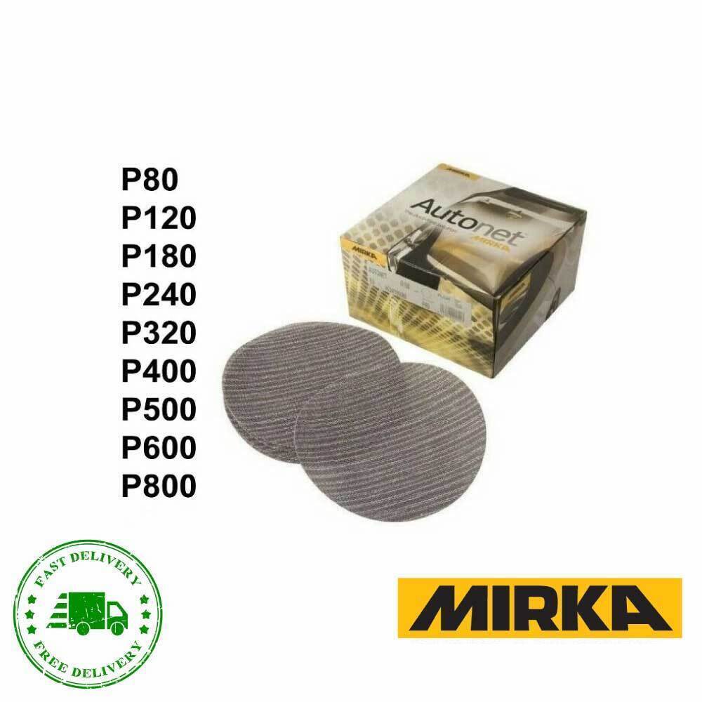 150mm 6" Wet or Dry Hook & Loop Sanding Discs P60-P10000 Grit Sandpaper DA Pads