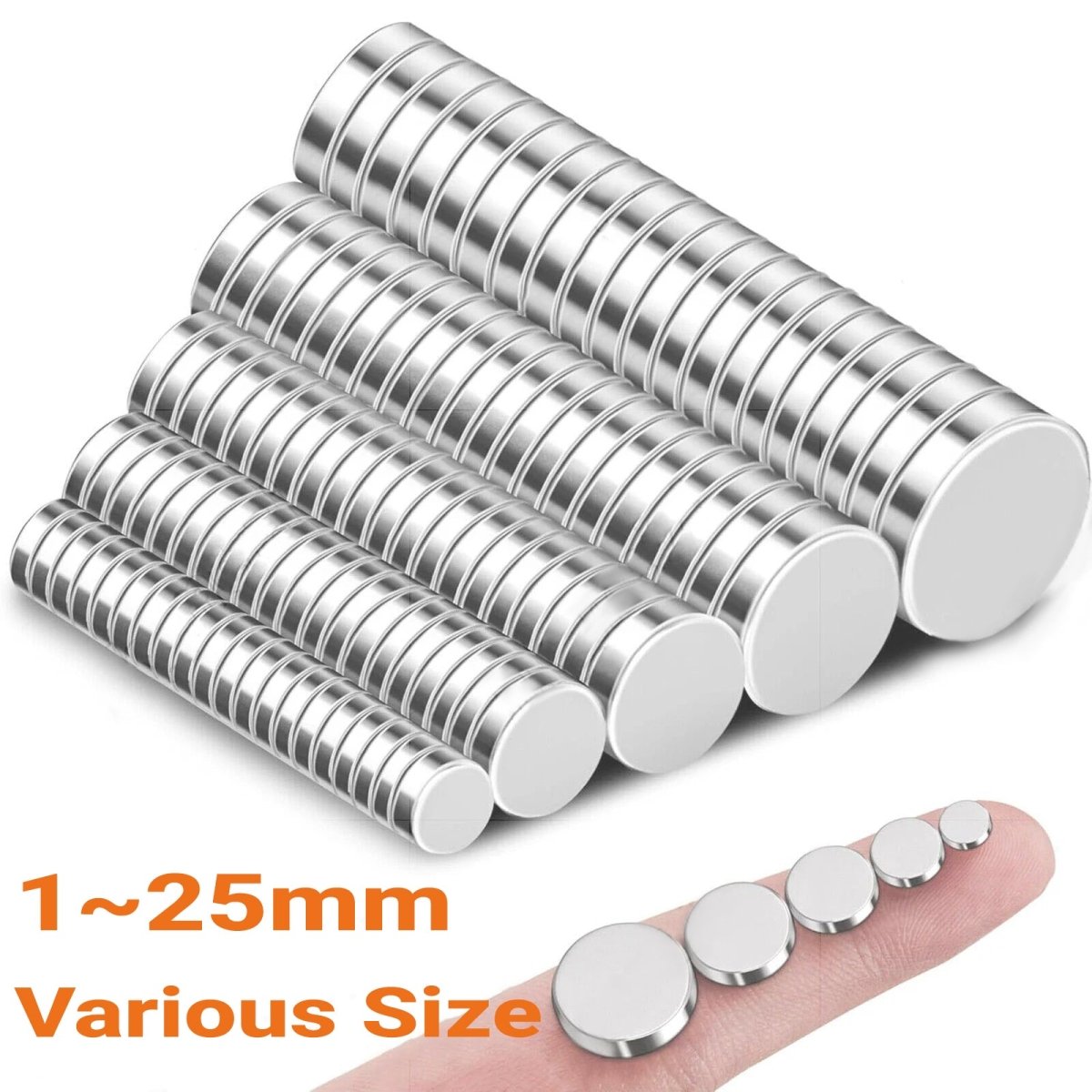 N52 Neodymium Round Disc Magnets mini/Tiny/Small/Large Magne for Door Fridge DIY - HomeDIYer