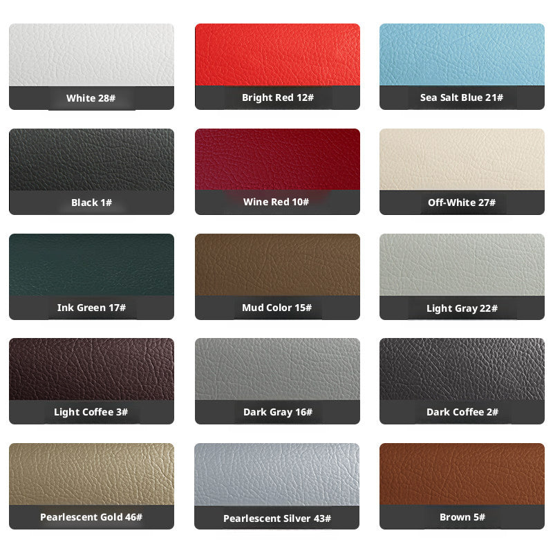 Strong Self-Adhesive Leather Repair Patch – 0.8mm Thick, Cut-to-Size for Sofa, Car Seat & Bag (Multiple Colors)