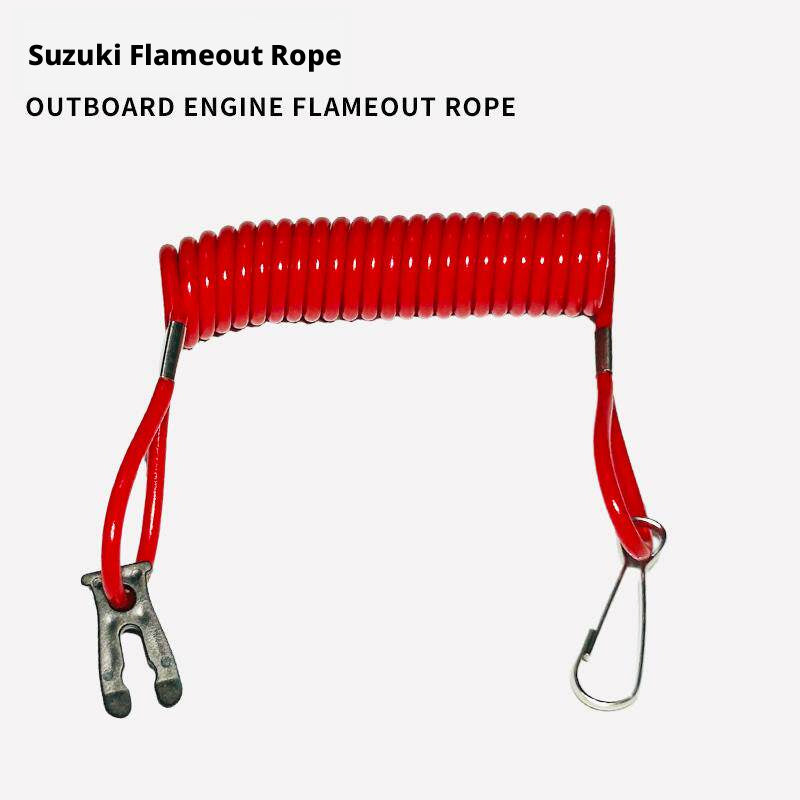 Outboard Motor Kill Switch Safety Lanyard – Emergency Stop Tether for Yamaha, Honda, Suzuki, Mercury & More