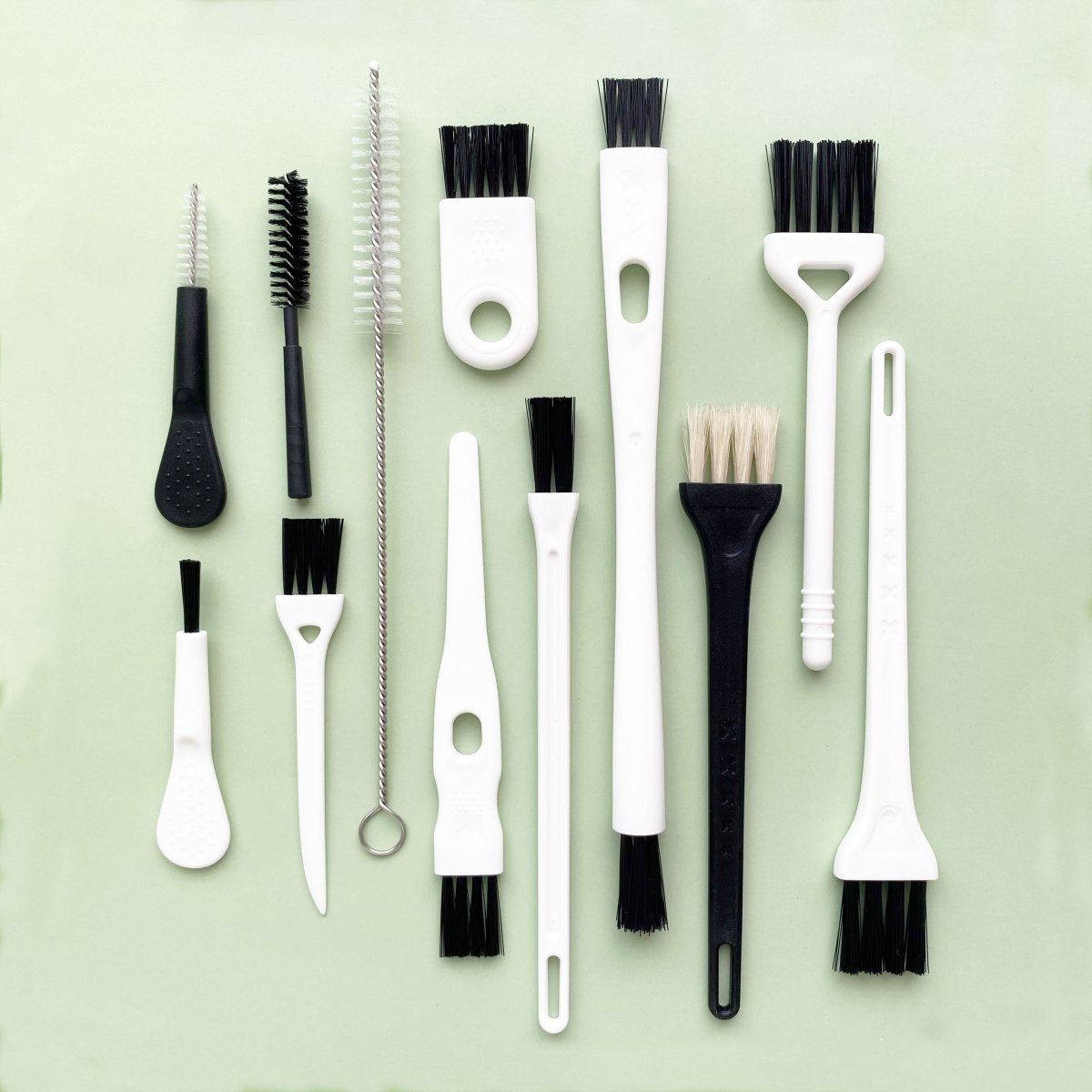 Small Crevice Cleaning Brush Kit – Hard Bristle Detail Brushes for Keyboard, Electronics & Office Furniture Gap Cleaning | 1 Kit Per Order - HomeDIYer
