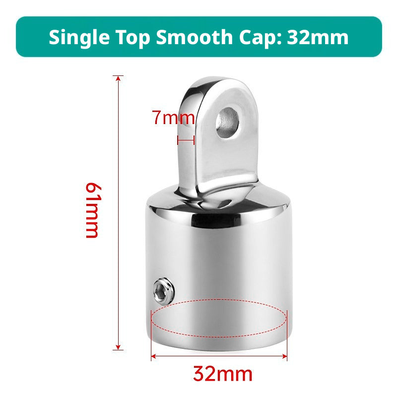 316 Stainless Steel Marine Rail Fittings ā Slide Caps, Sleeves & Mount Bases for Boat Bimini Tops & Canopies