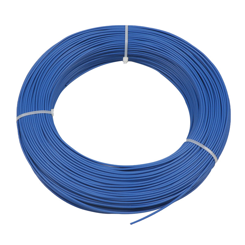 0.12~10mm2 PTFE Silver-plated Copper Stranded Electrical Wire Cable Audio Wire White-Yellow