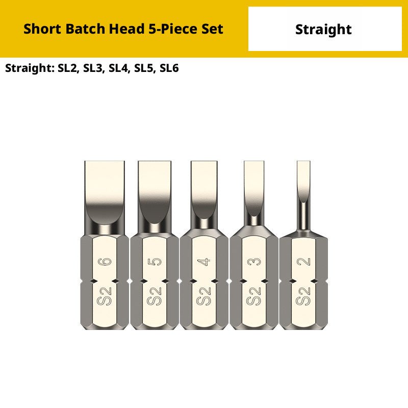 Mankesi S2 Steel Short Magnetic Screwdriver Bit Set – Phillips, Slotted, Hex & Torx Bits for Electric Drills & Hand Tools - HomeDIYer