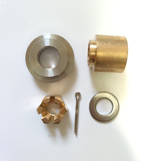 Yamaha Outboard Propeller Hardware Kit – Castle Nut, Spacer, Washer & Cotter Pin for 2‑Stroke & 4‑Stroke Engines