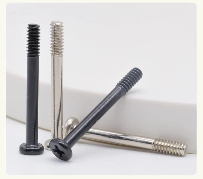 PC Case Fan Long Screws 6 - 32 – 30mm Phillips Round Head, Nickel - Plated Carbon Steel for 25mm Fans | Choose Color & Qty - HomeDIYer