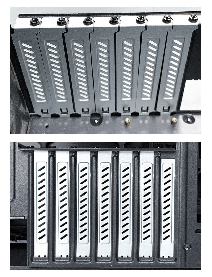 PCI Slot Cover Blanking Plate with Screws – Slotted, Solid & Perforated, 10-Pack for ATX/Micro-ATX PC Cases