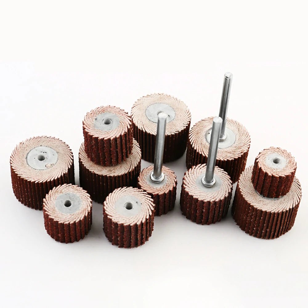 3mm Dia Sanding Flap Disc Grinding Flap Wheels Brush Sand For Dremel Accessories Tools For Abrasive Grinder Rotary For - HomeDIYer