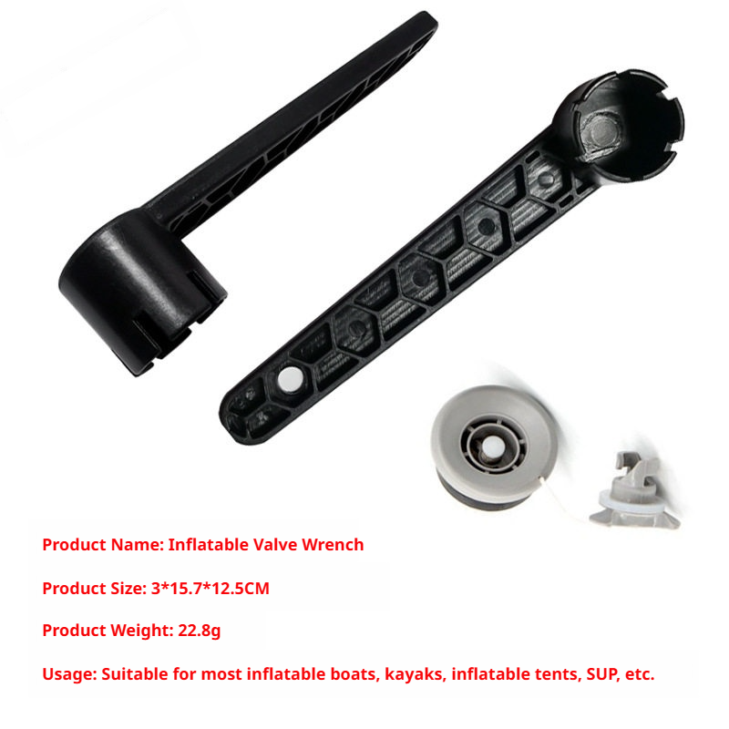 Spiral Air Valve Hex Wrench – 6-Tooth & 8-Tooth Tightening Tool for Inflatable Boat, SUP & Kayak Repair