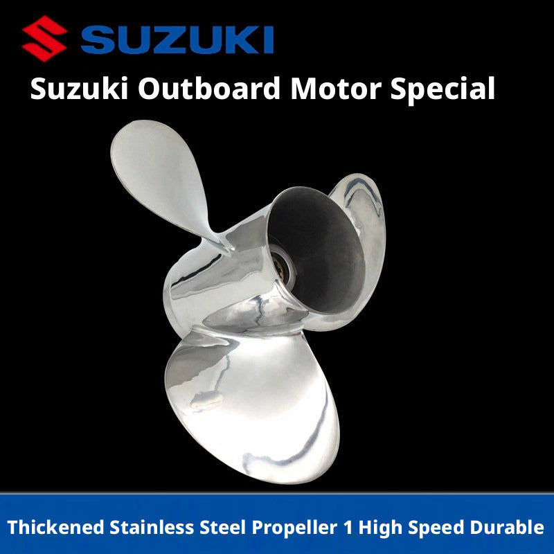 Replacement Propeller for Suzuki Outboard Motors - Reinforced Aluminum & Stainless Steel Props for 4HP to 250HP Engines