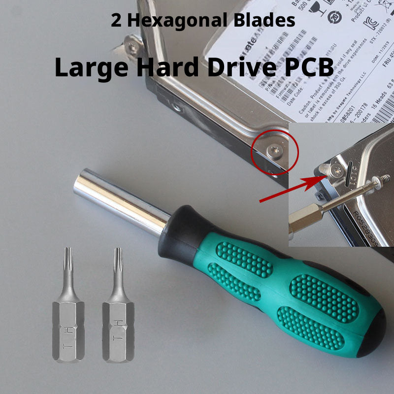 Hard Drive Screwdriver Repair Kit — Torx & Phillips Bits for HDD Disassembly