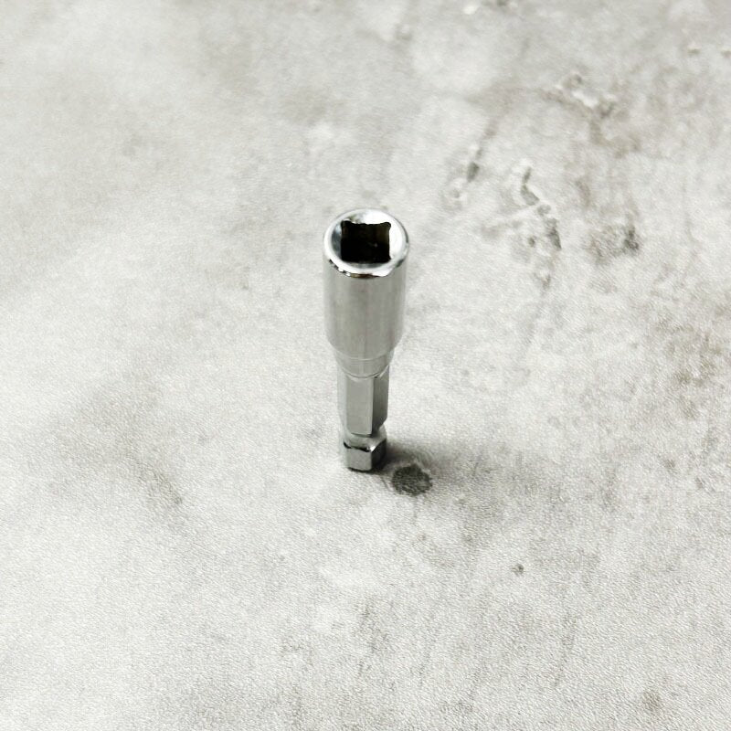 Electric Drill Drum Key Bit – Hex 6mm Shank, Square 5.5mm Socket for Fast Drum Tuning (1 or 3 Pack)