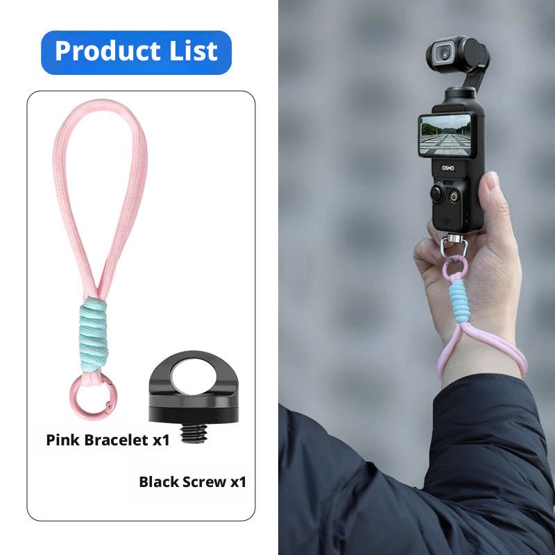 1/4" Camera Strap Screw Mount Adapter for DJI Pocket 3, Insta360 & Action Cameras - HomeDIYer