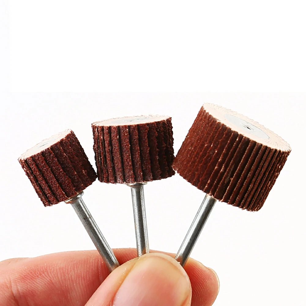 3mm Dia Sanding Flap Disc Grinding Flap Wheels Brush Sand For Dremel Accessories Tools For Abrasive Grinder Rotary For - HomeDIYer