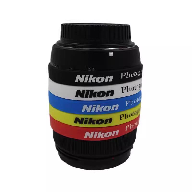 Silicone Lens Zoom Ring Bands for Canon & Nikon DSLR — Protective Grip Sleeves, 3 - Pack, 8 Colors - HomeDIYer