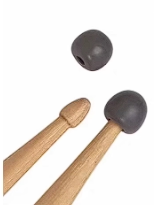 Universal Drumstick Soft Mallet Heads – Practice Tips for Quiet Playing, Jazz, and Drumhead Protection (4‑Pack)