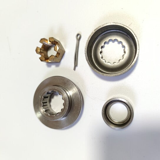 Yamaha Outboard Propeller Hardware Kit – Castle Nut, Spacer, Washer & Cotter Pin for 2‑Stroke & 4‑Stroke Engines