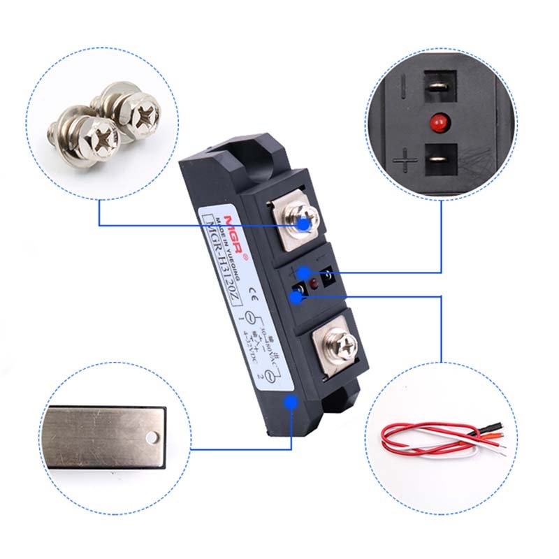 Solid State Relay Module 220V MGR - H3120Z SSR 120A 4 - 32VDC - HomeDIYer