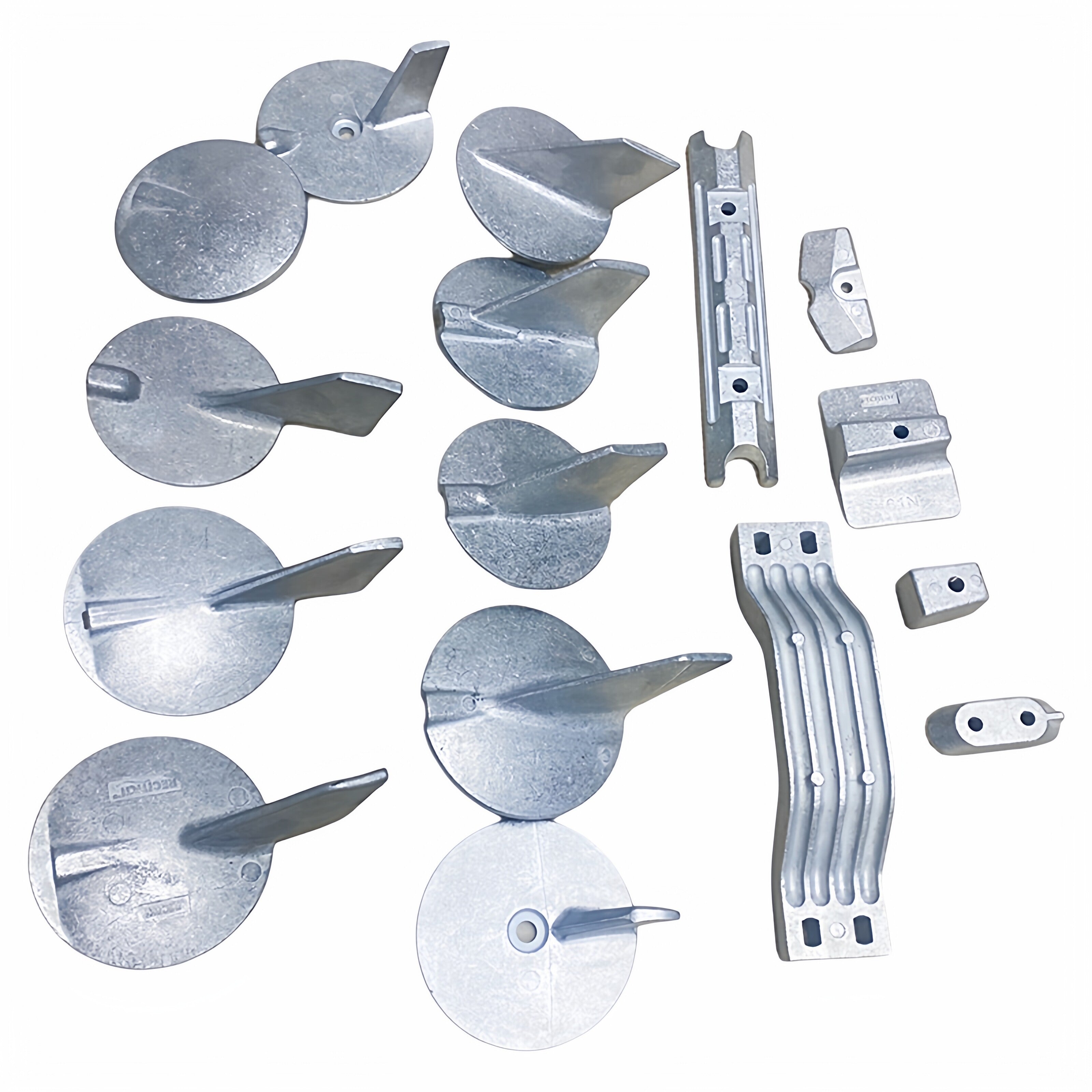 Yamaha Outboard Sacrificial Anode Zinc Block – Anti-Corrosion Trim Tab & Steering Fin for 2‑Stroke & 4‑Stroke Engines