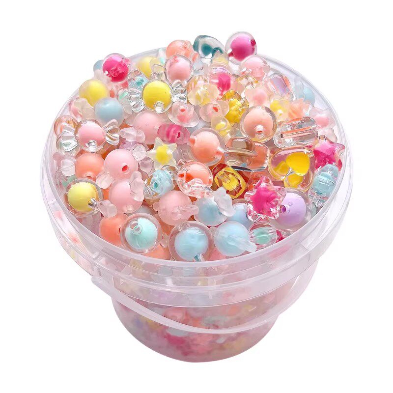 Kids Beaded DIY Bracelet & Necklace Kit – 900+ Pieces, Cartoon Shapes