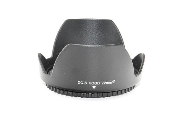 Universal Reversible Lens Hood — Screw - In Petal Design, 49–82mm Filter Thread, Fits Canon Nikon Sony Cameras - HomeDIYer