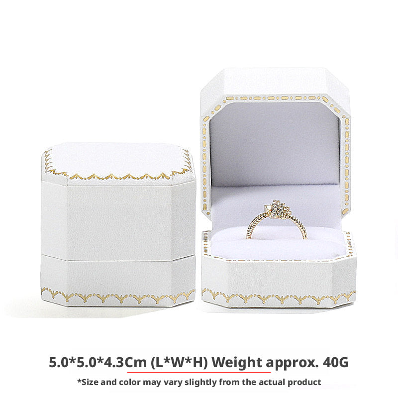 Vintage Mini Ring Box – Proposal, Wedding & Jewelry Photography Prop