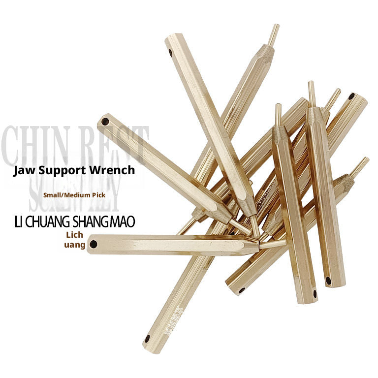 Violin Chin Rest Screw Wrench – Removal & Fixation Tool (Gold / Silver / Black)