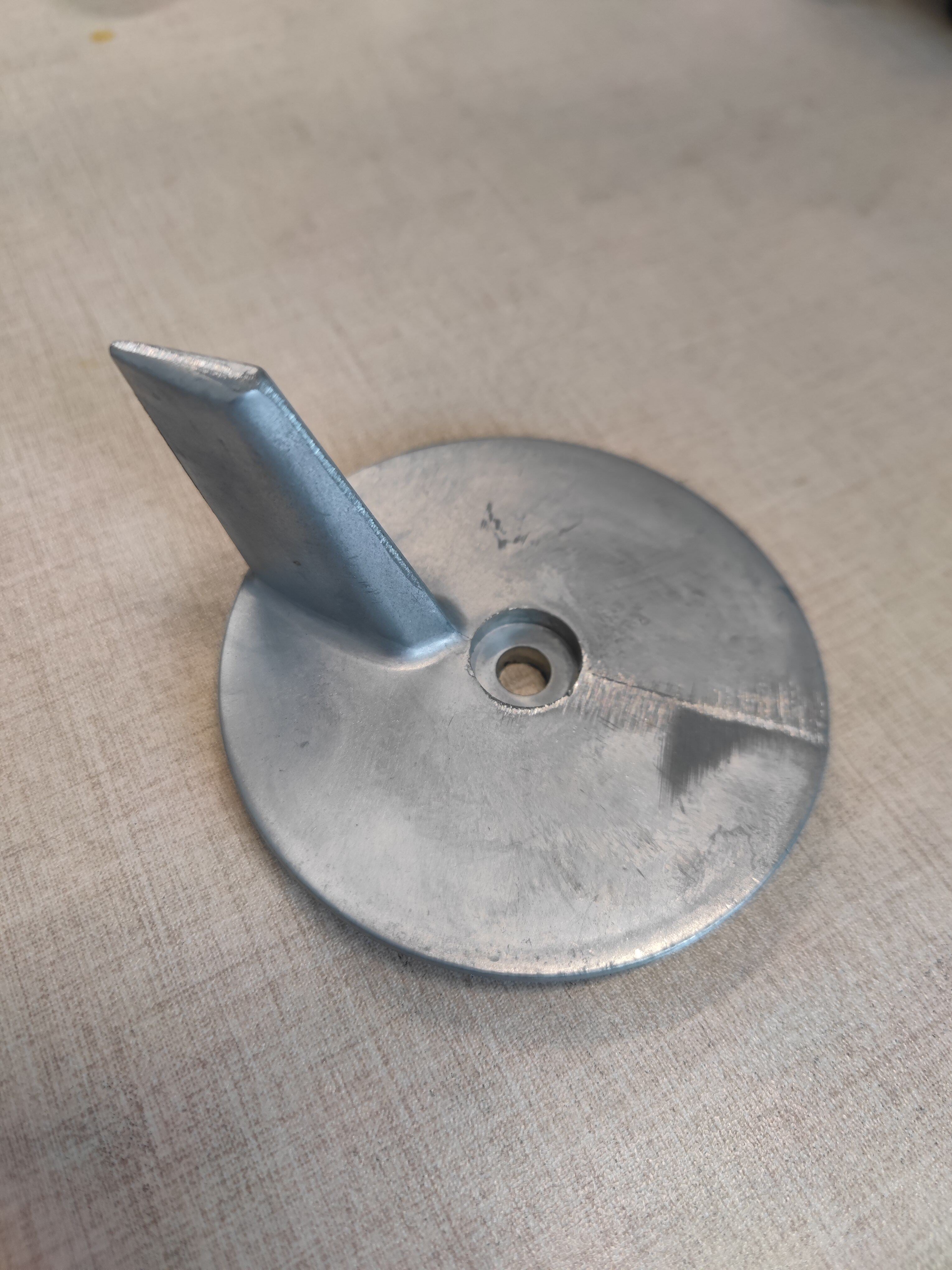 Yamaha Outboard Sacrificial Anode Zinc Block – Anti-Corrosion Trim Tab & Steering Fin for 2‑Stroke & 4‑Stroke Engines