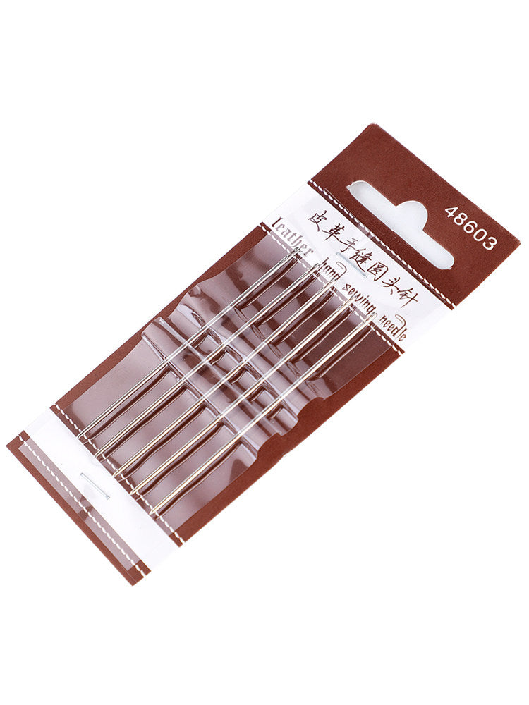 Leather Round Head Needle – Hand Sewing Needles for Saddle Stitch (French 304# / 602# / 603# / 605#)