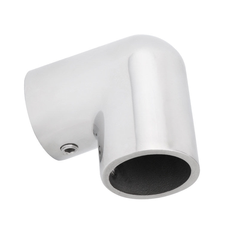 316 Stainless Steel 90° Elbow – Mirror Polished Marine Pipe Fitting for Yacht Plumbing, 22-32mm
