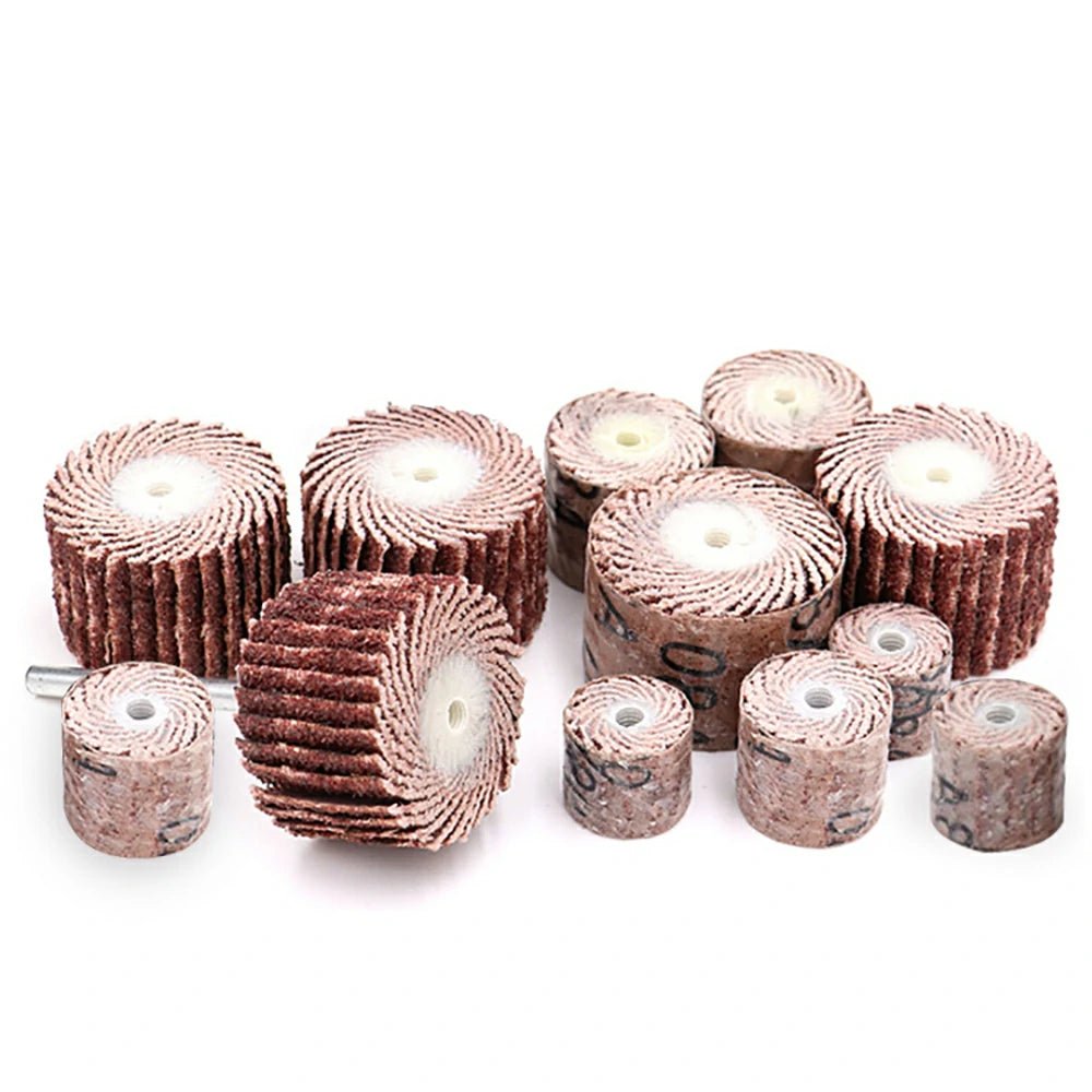 3mm Dia Sanding Flap Disc Grinding Flap Wheels Brush Sand For Dremel Accessories Tools For Abrasive Grinder Rotary For - HomeDIYer