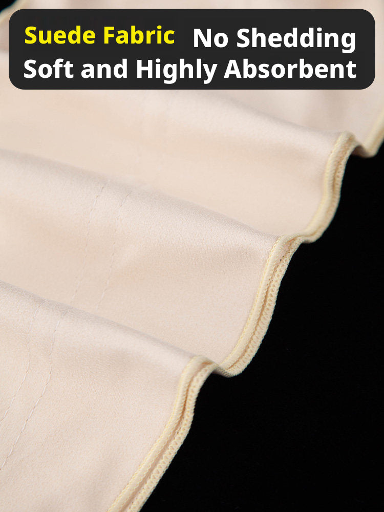 Universal Alto & Tenor Sax Cleaning Cloth Kit – Suede Wipes for Inner Chamber, Moisture & Saliva