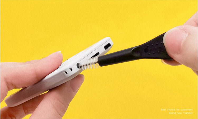Small Crevice Cleaning Brush Kit – Hard Bristle Detail Brushes for Keyboard, Electronics & Office Furniture Gap Cleaning | 1 Kit Per Order - HomeDIYer