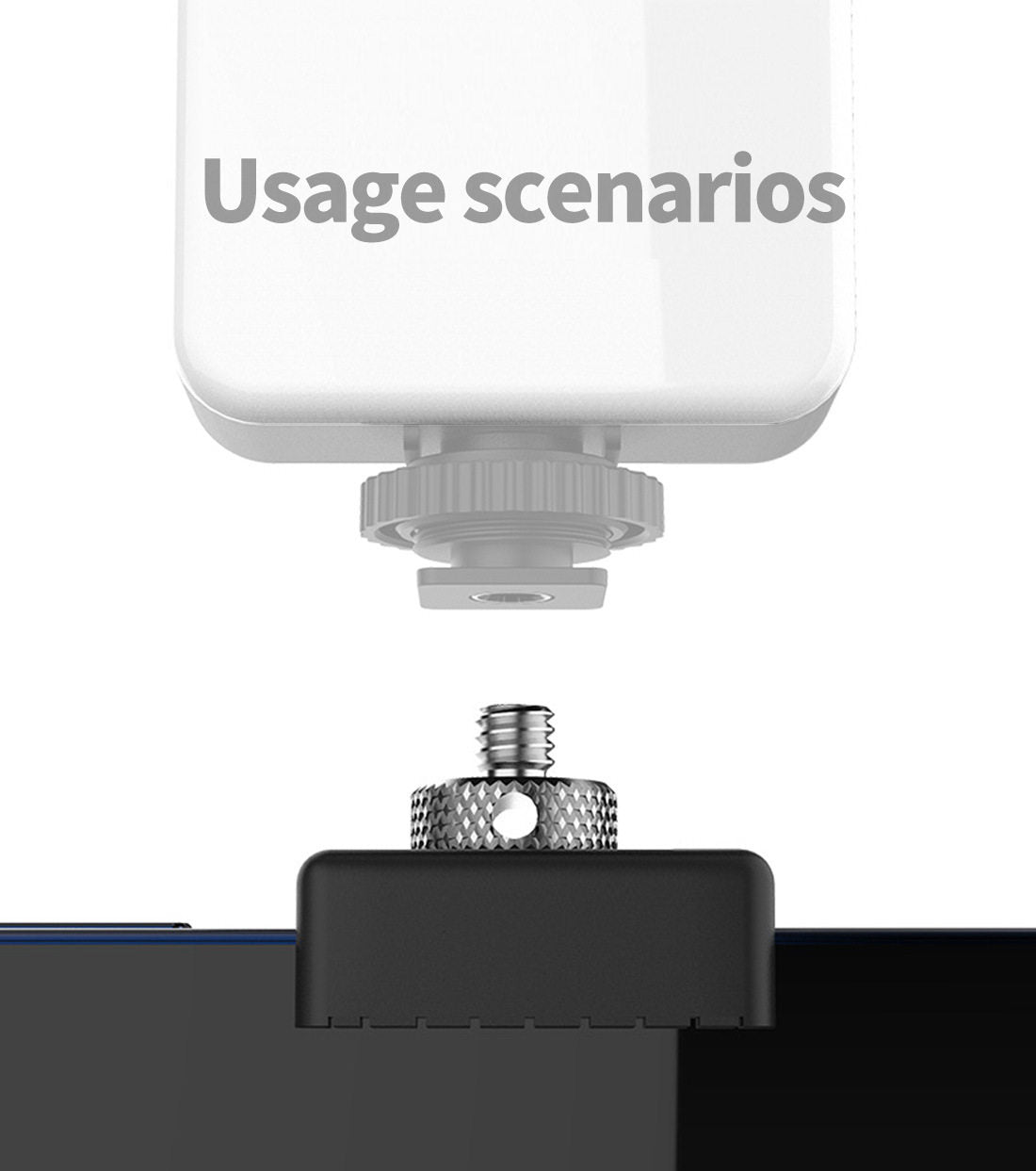 1/4" to 1/4" Double Male Threaded Screw Adapter for Camera Tripod Mount GoPro Action Cam - HomeDIYer