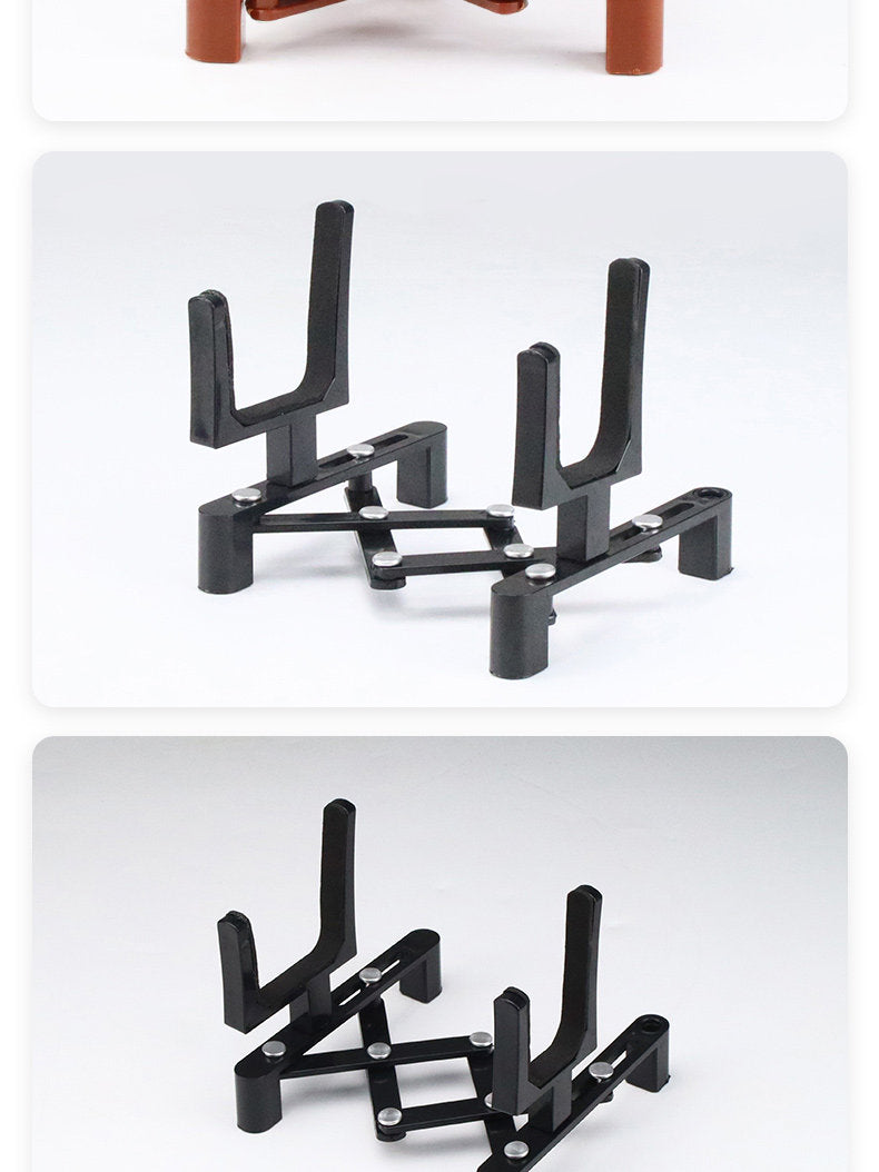 Foldable Violin Stand with Bow Holder – Portable Display Rack for Violin (Black or Red)