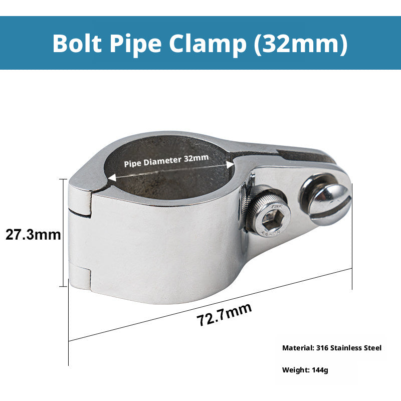 316 Stainless Steel Marine Rail Fittings ā Slide Caps, Sleeves & Mount Bases for Boat Bimini Tops & Canopies