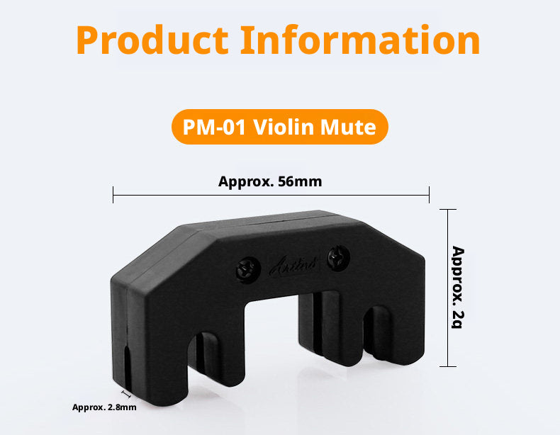 ARTINO Silicone Practice Mute – Violin (PM-01) & Cello (PM-02) – Quiet Practice Without Disturbing Others