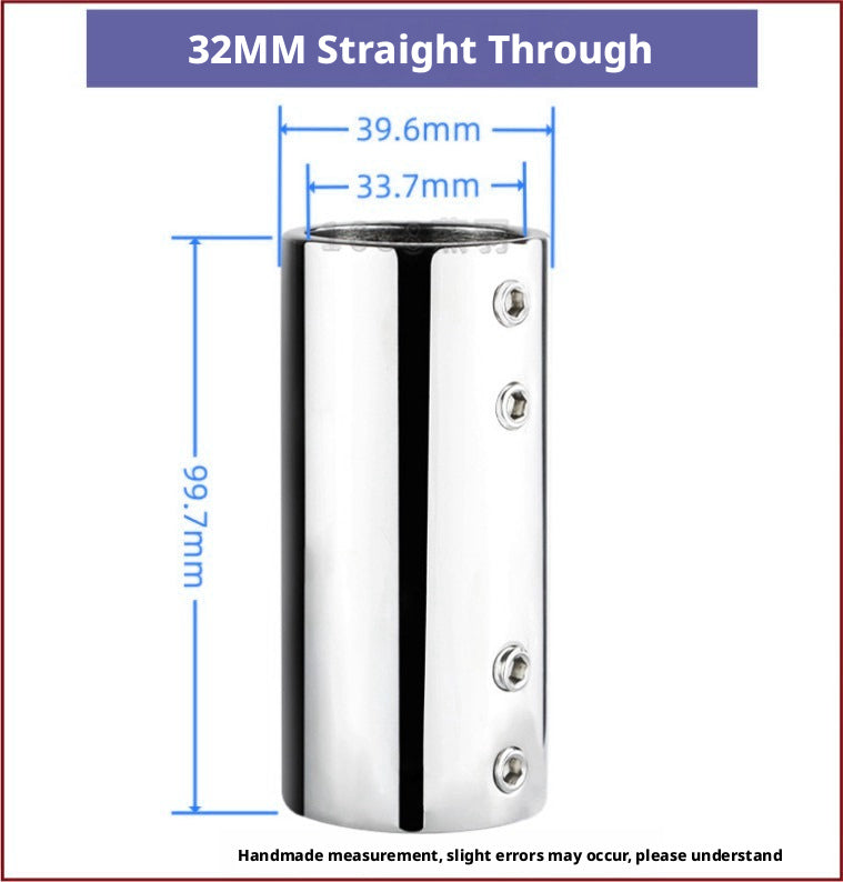 316 Stainless Steel 90-Degree Tube Flange Base – Marine Railing Stanchion Mount, 22–38mm