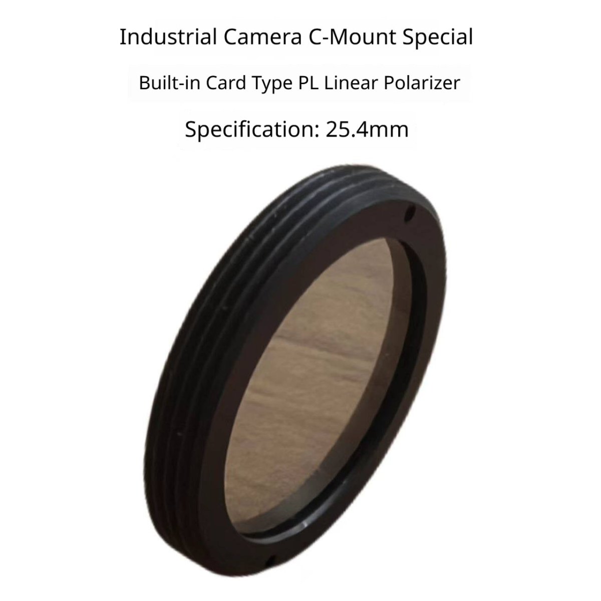 CPL / PL Polarizing Filter for Industrial Camera & Machine Vision Lenses — UV, CPL & Linear, 25.5mm–77mm + C - Mount - HomeDIYer